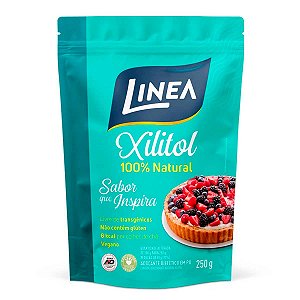 LINEA ADOÇANTE DIETÉTICO EM PÓ XILITOL 250G. 100% NATURAL